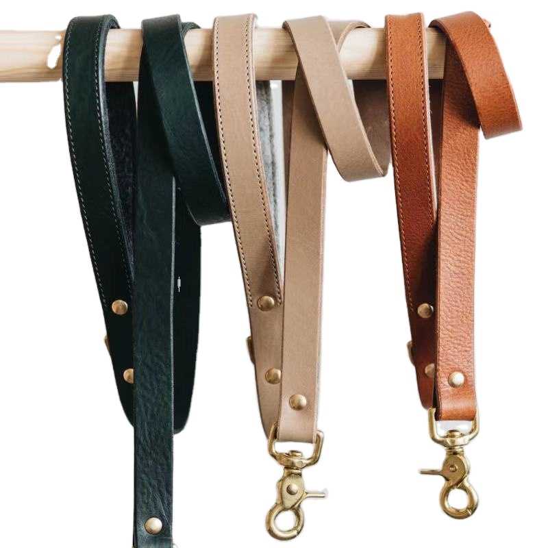 Production Dog Pet Leash Set Small Mediumsized PU Leather Dog Leash