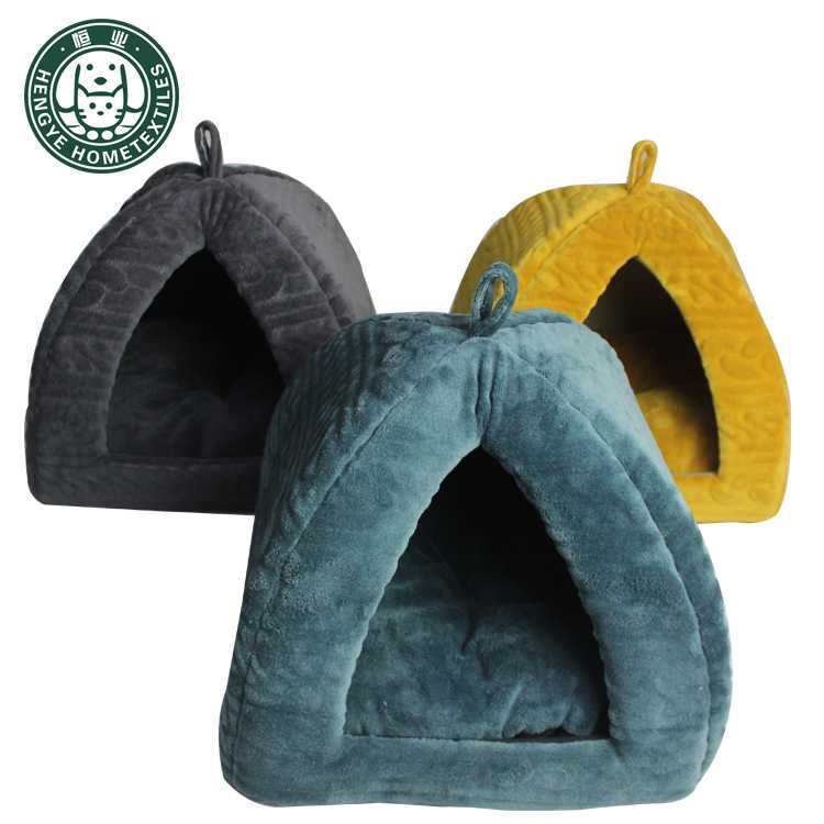 Products Warm Cotton Cat Cave House Pet Bed Pet Dog House Soft Suitable Pet Dog Cushion Cat Bed House