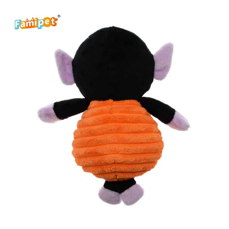 Professional Halloween Manufacture Best Squeaky Textured Plush Dog Toy