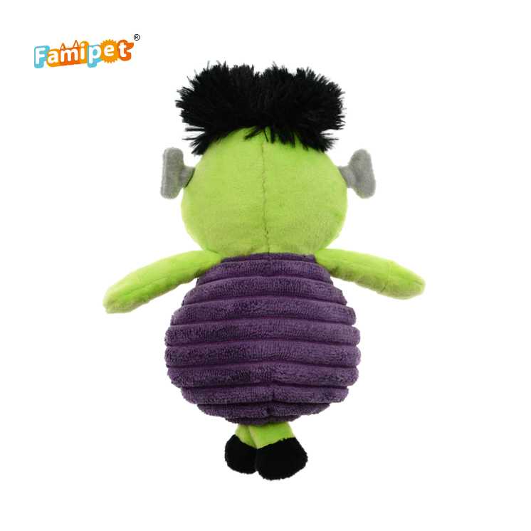 Professional Halloween Manufacture Best Squeaky Textured Plush Dog Toy