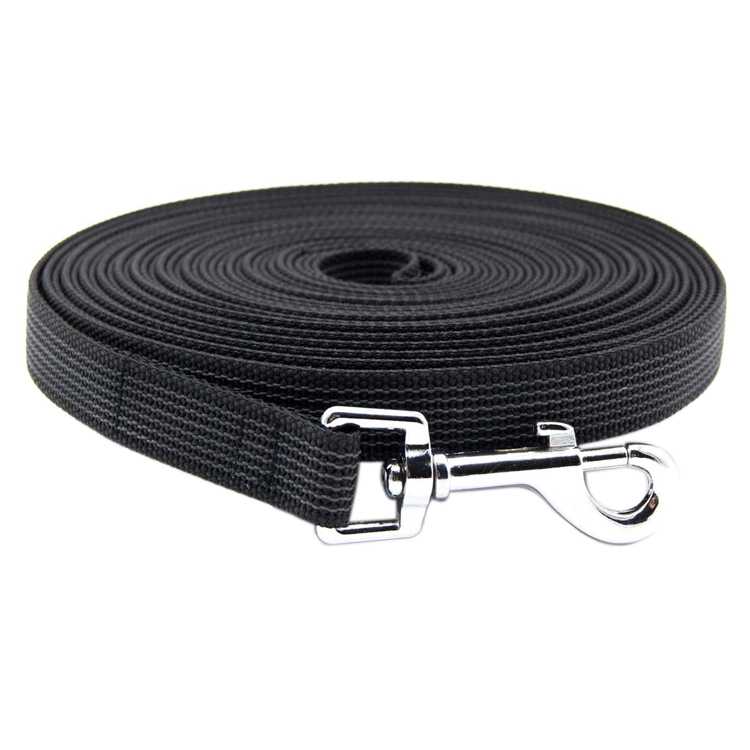 Professional Manufacture Nylon Training Dog Long Leash Rubber Stop Non Slip Dog Leash Large Dog