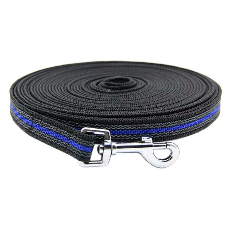 Professional Manufacture Nylon Training Dog Long Leash Rubber Stop Non Slip Dog Leash Large Dog