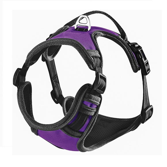 Reflective No Pull Adjustable Dog Harness With Soft Training Handle