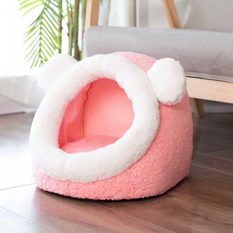 Removable Washable Pet Supplies Autumn Winter Cute Cat Bed Pet