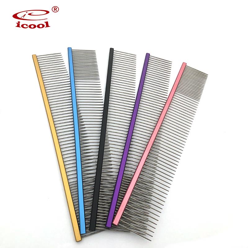 Reusable Pet Comb Stainless Steel Dog Hairdressing Cleaning Comb Pet