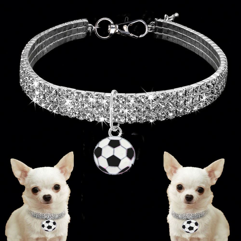 Rhinestone Noble Rhinestone Diamond Pet Collar Dog Cat Necklace