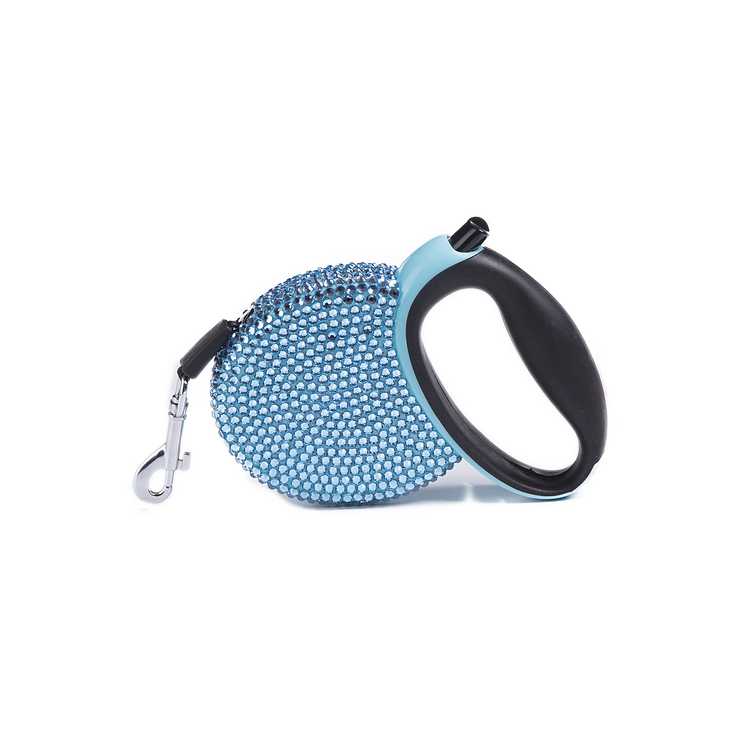 Rhinestone Retractable Dog Leashes