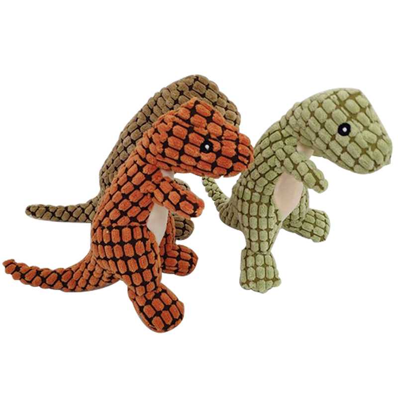 S Environmental Protection Nontoxic Pet Toys Dinosaur Plush Pet Toy Vocal Puzzle Dogs Cats