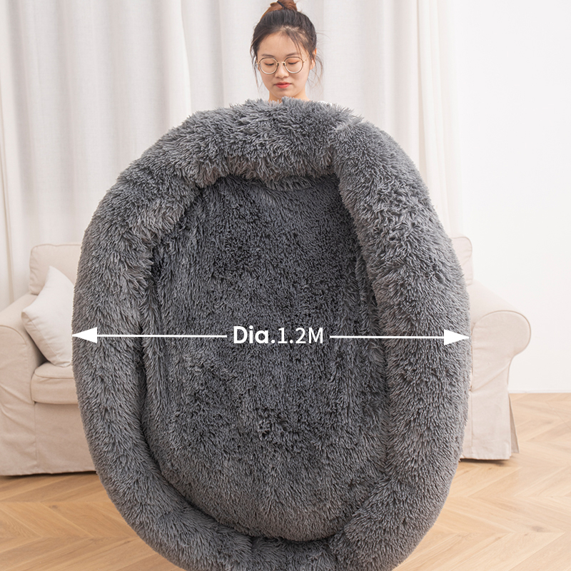 S To XXXL Super Fluffy Adult Dog Cat Bed Pets Beds Large Dogs