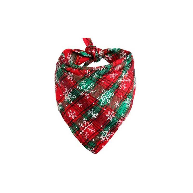 Sample Dog Scarves Christmas Custom Cotton Blank Sublimation Pet Dog Scarf Bandana