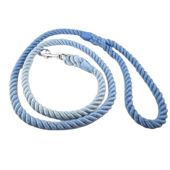 Sample Gradient Dog Rope Leash Cotton Rope Leash Custom Pet Lead