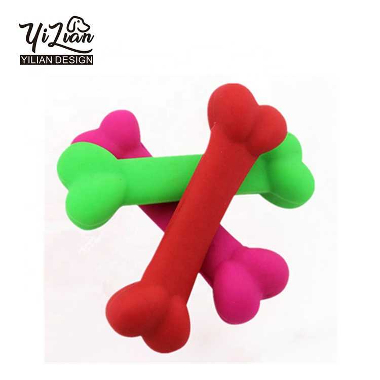 Silicone Dog Toys Food Grade Silicone Bones Pet Toys TPR Dog Toys