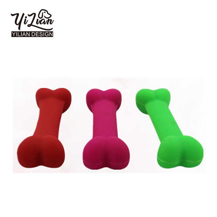 Silicone Dog Toys Food Grade Silicone Bones Pet Toys TPR Dog Toys