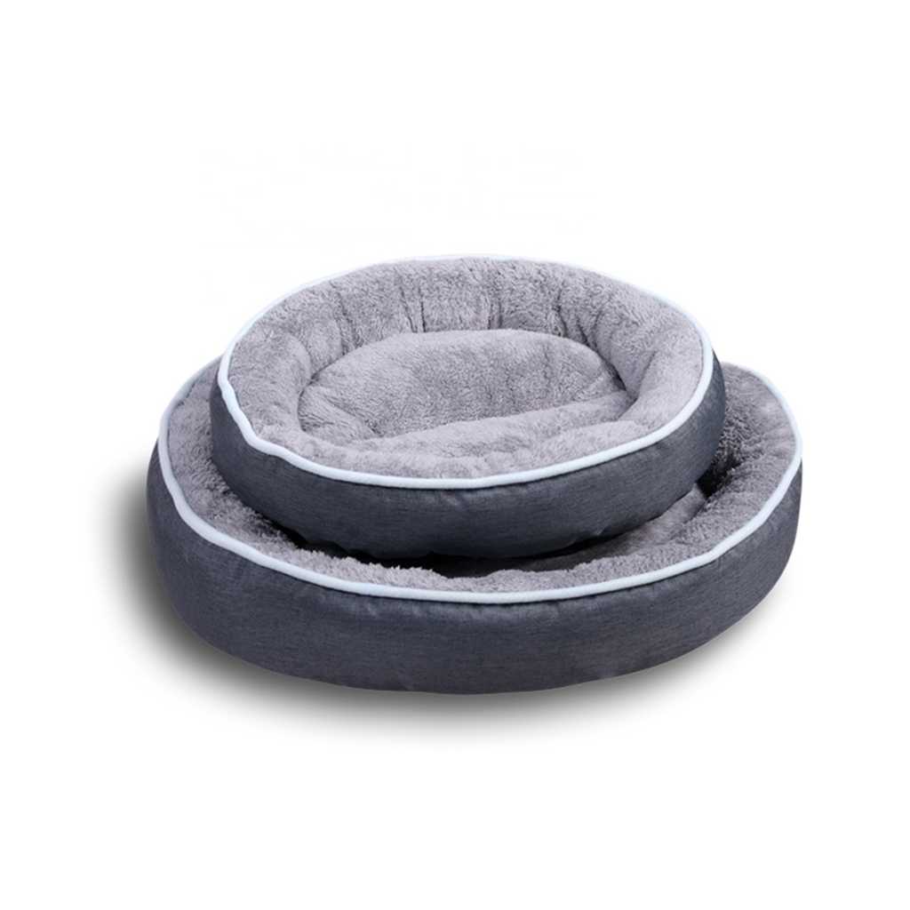 Small Size Best Seller Donut Pet Bed Round Shape Bolster Dog Bed Soft Plush Cat Bed Pet Supplies