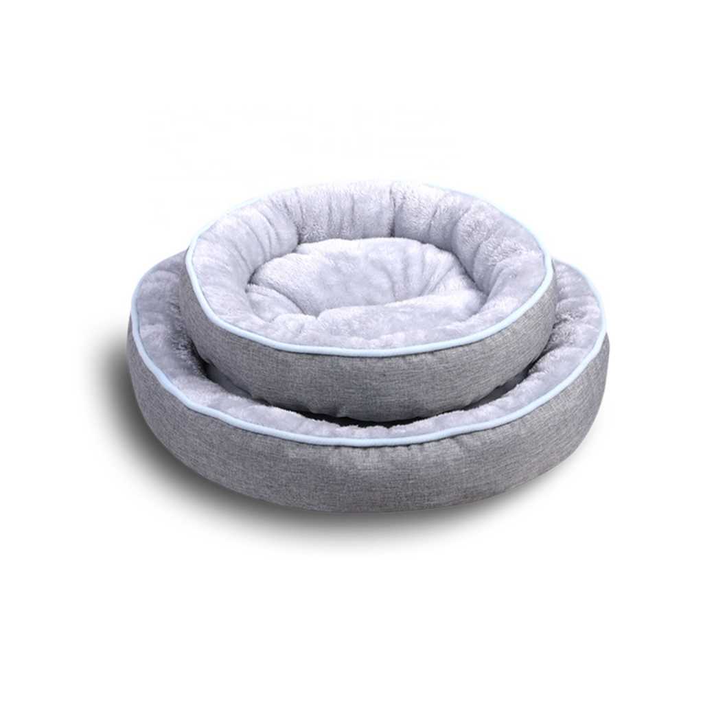 Small Size Best Seller Donut Pet Bed Round Shape Bolster Dog Bed Soft Plush Cat Bed Pet Supplies