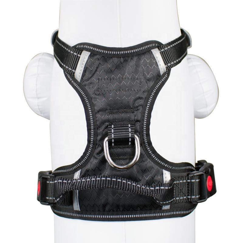 Small To Xxl Size Dog Body Belt Denim Nylon Car Safety Seat Belt Dog Harness