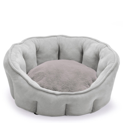 Soft Indoor Cat Bed Washable Eco Friendly Pet Dog House Round Cotton Warm Pet Beds