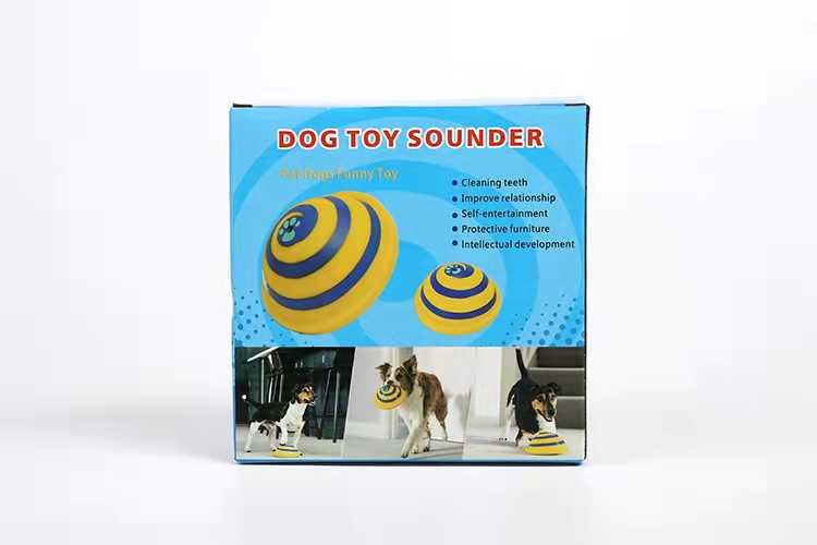 Sounding Disc Woof Glider Pet Dogs Interactive Vocal Ball Dog Chewing Dog Tooth Ball Clean Food Ball Pet Toy