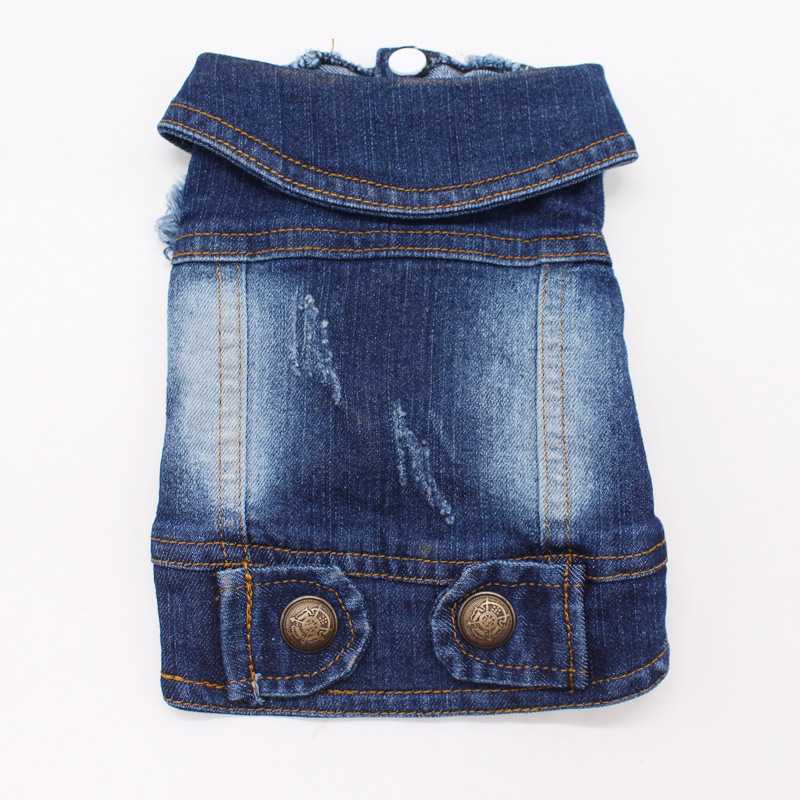 Spring Jean Dog Pet Cowboy Denim Jacket Dog Clothes