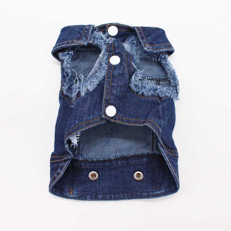 Spring Jean Dog Pet Cowboy Denim Jacket Dog Clothes