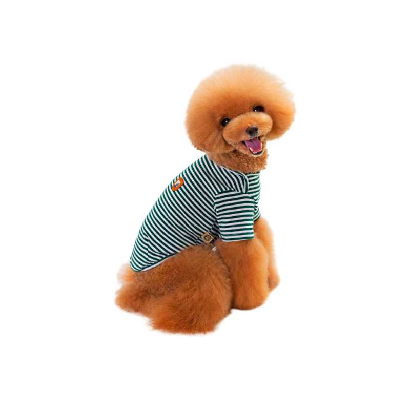 Spring Pet Clothes Striped Dog TShirt