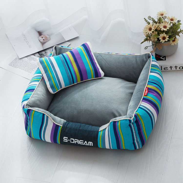 Striped Pet Beds Large Dogs