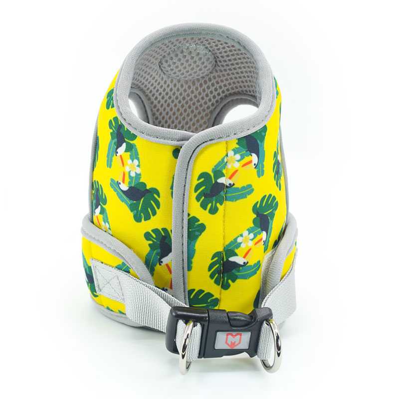 Sublimation Pattern Polyester Pet Dog Harness With Soft Mesh