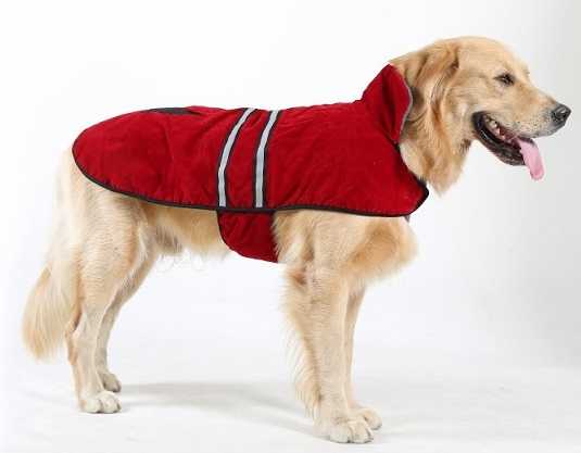 Suede Coat Winter Out Dog Safety Reflective Vest Pet Dog Animal