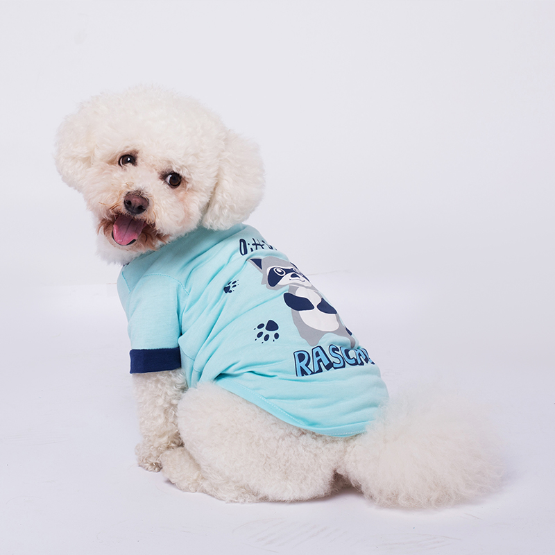 Summer Blue Pet Clothing Coat Dogs Cats Pet Clothes