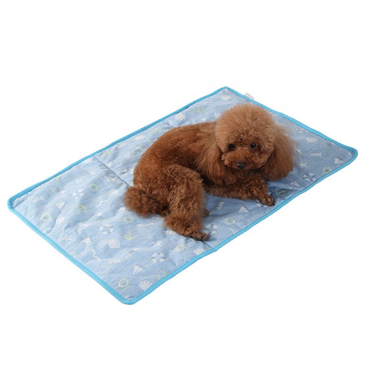 Summer Pet Ice Pad Cold Feeling Silk Cooling Cat Pad Home Car Sofa Cushion Pet Cover Bed