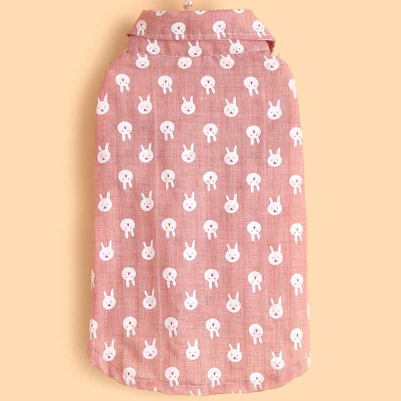 Summer Pet Print Puppy Cat Clothes Floral Shirt Jacket Cat Coat Puppy Clothing Cat Spring Clothing Pet Clothing