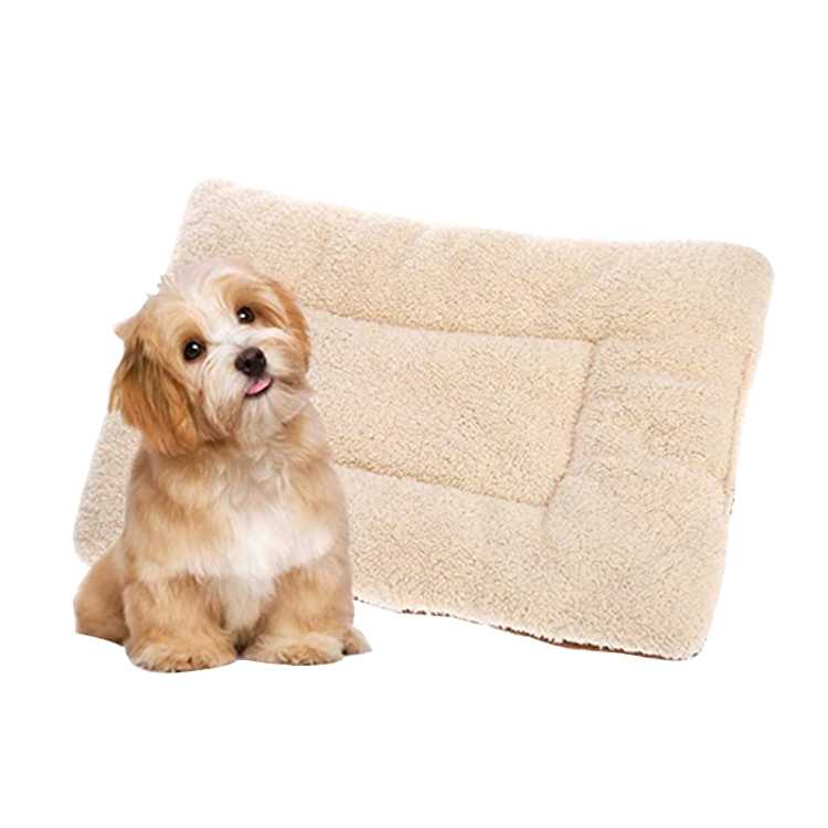 Super Soft Fabric Rectangular Cover Bolster Dog Bed Cushion Big Size Pet Bed Sofa