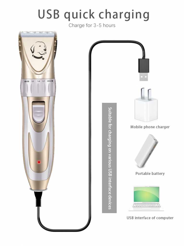 Superpower Loudspeaker Mute Pet Electric Clipper