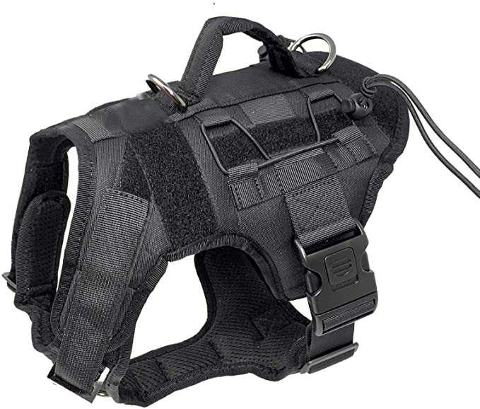 Tactical Working Adjustable Pet Dog Vest Harness Military K9 Dog Training Vest