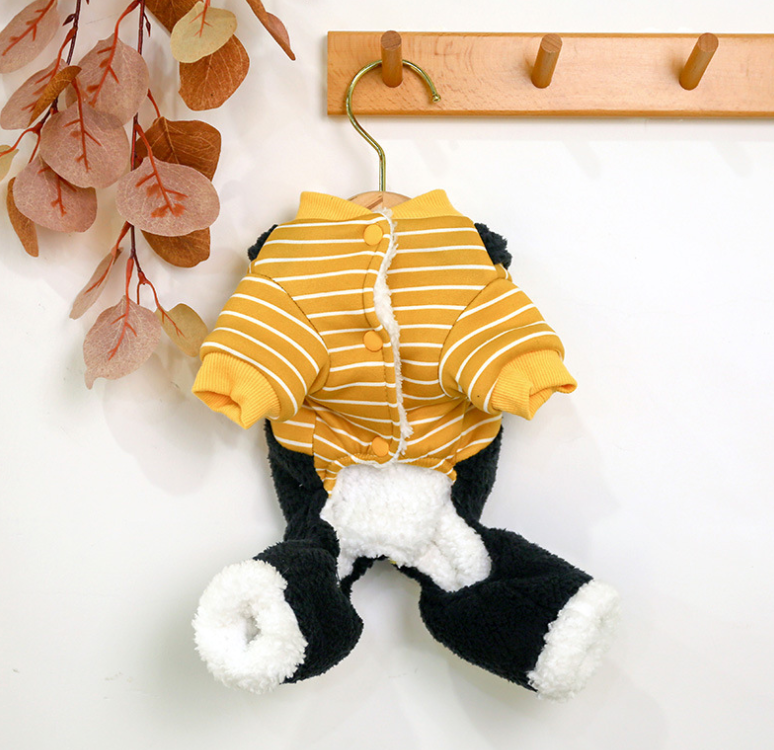 Teddy Beagle Pet Dog Clothing Warm Thick CottonPadded Clothes Puppy Dogs