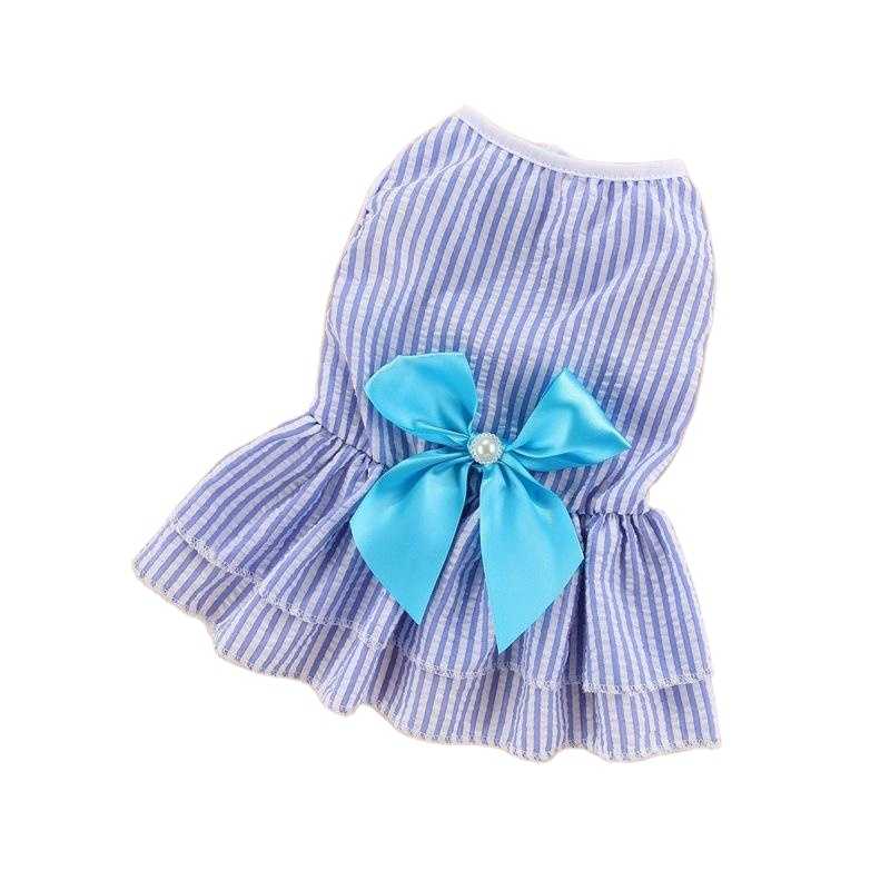 Thin Spring Summer Dog Clothes Pet Princess Skirt