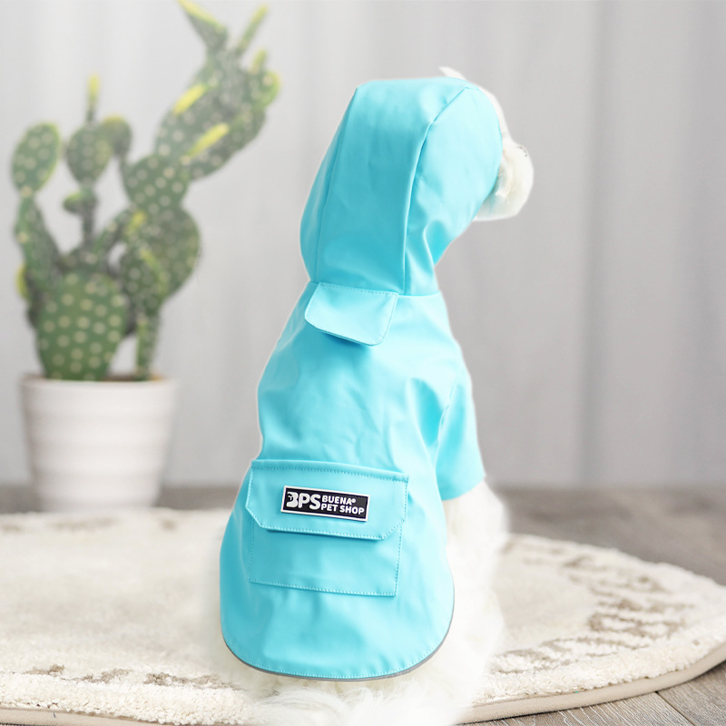 Three Color Fourlegs Waterproof Pet Clothes Outdoor Dog Raincoat 1 Buyer