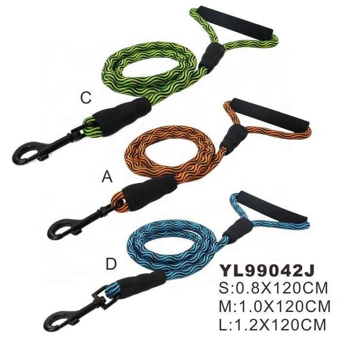 Tianyuan Pet Durable Slip Soft Nylon Round Rope Rolled Dog Leash