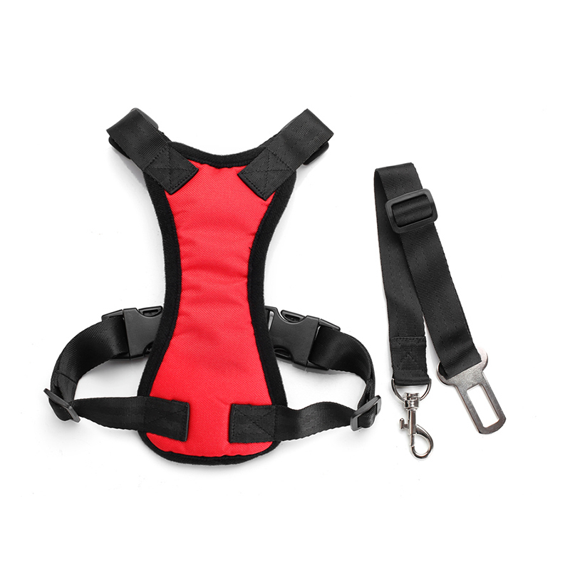 Top Safety Dog Car Harness With Seatbelt Soft Padded Chest Harness Dogs