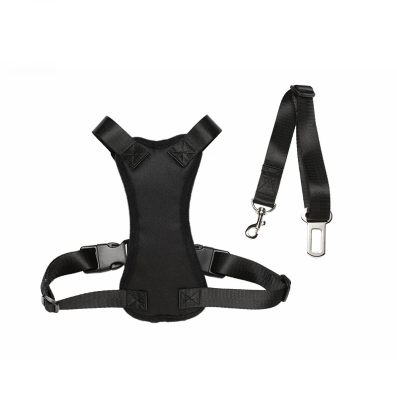 Top Safety Dog Car Harness With Seatbelt Soft Padded Chest Harness Dogs