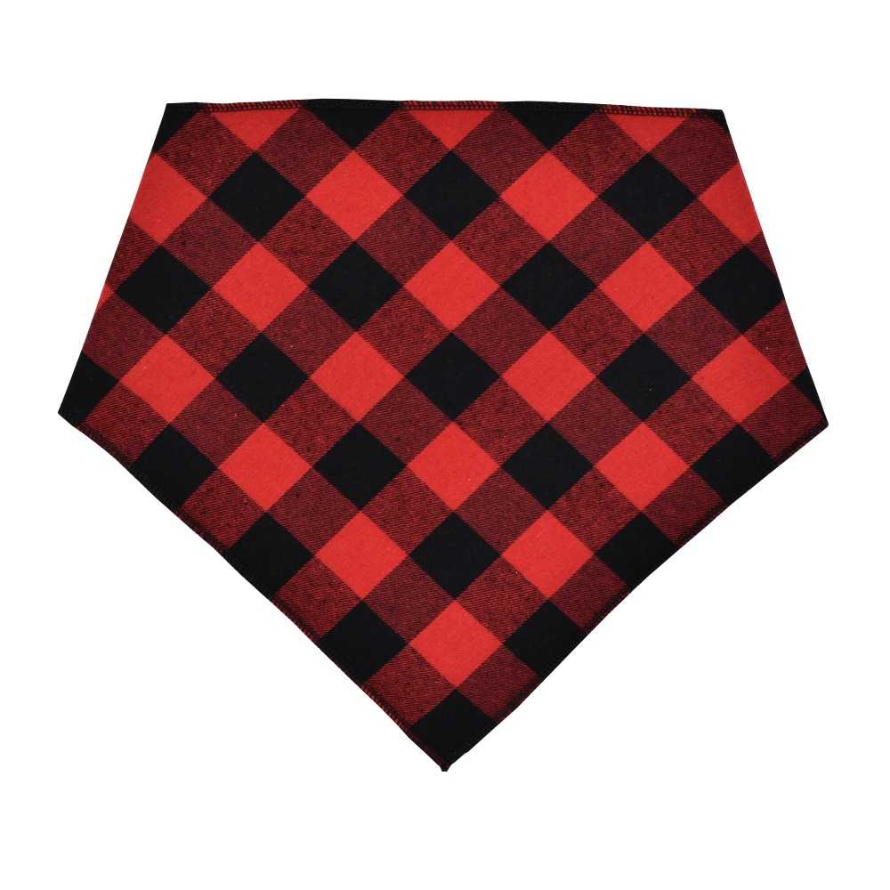 Top Tartan Pet Triangle Scarf Cotton Pet Bandana