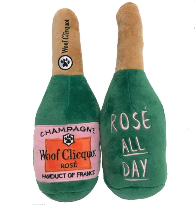 Vodka Wine Bottle Plush Pet Toy Stuffed Toys Champagne Dog Toy