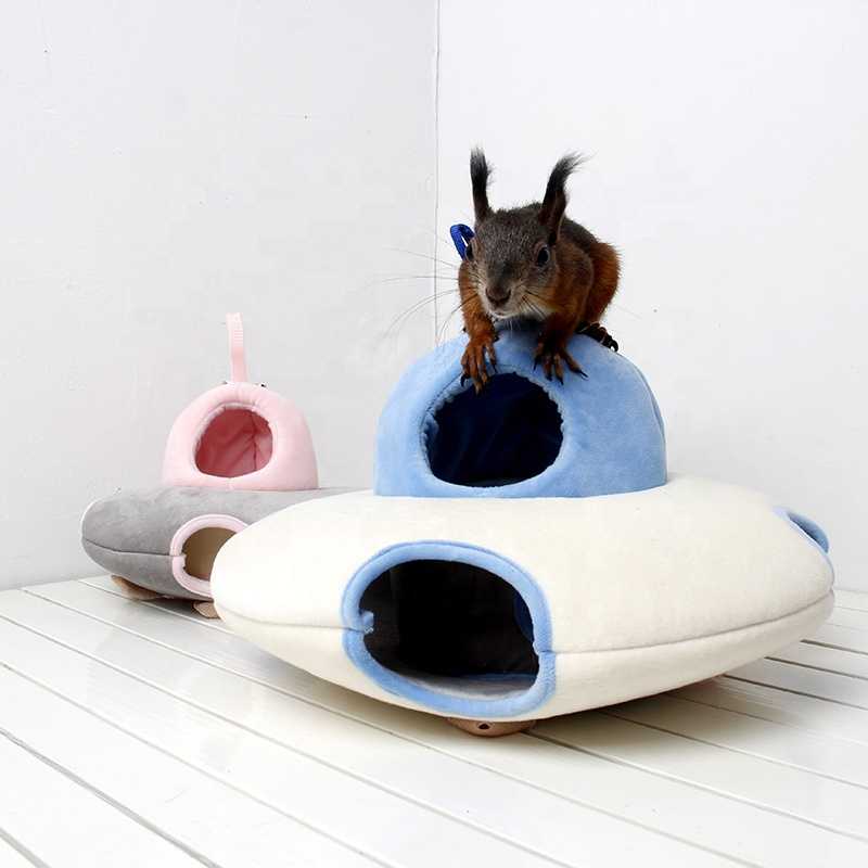 Warm Flying Saucer Hammock Small Pet Nest Hamster Bed