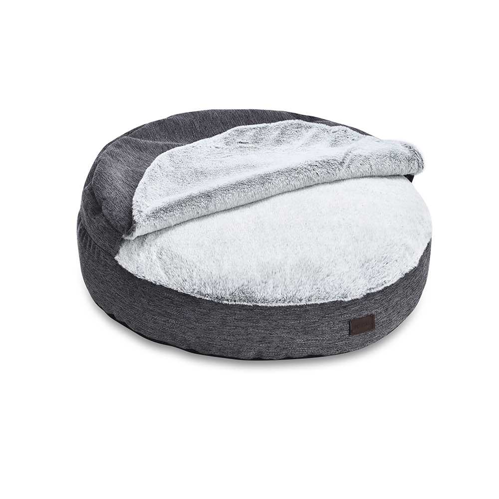 Warming Cozy Pet Cuddler Dog Cat Bed With Blanket Warmth Security