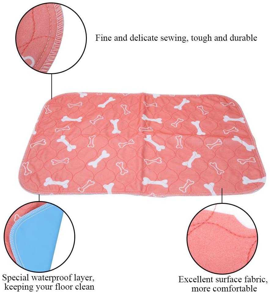 Washable Dog Pee Pads Washable Reusable Water Absorbent Dog Training Mat Pet Sleeping Mat Pad