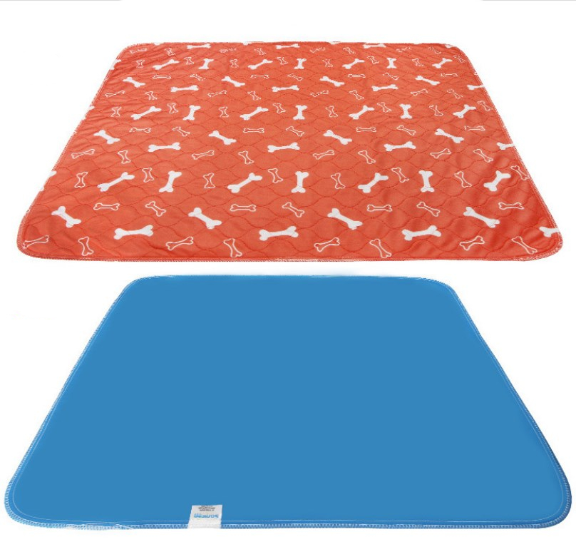 Washable Dog Pee Pads Washable Reusable Water Absorbent Dog Training Mat Pet Sleeping Mat Pad