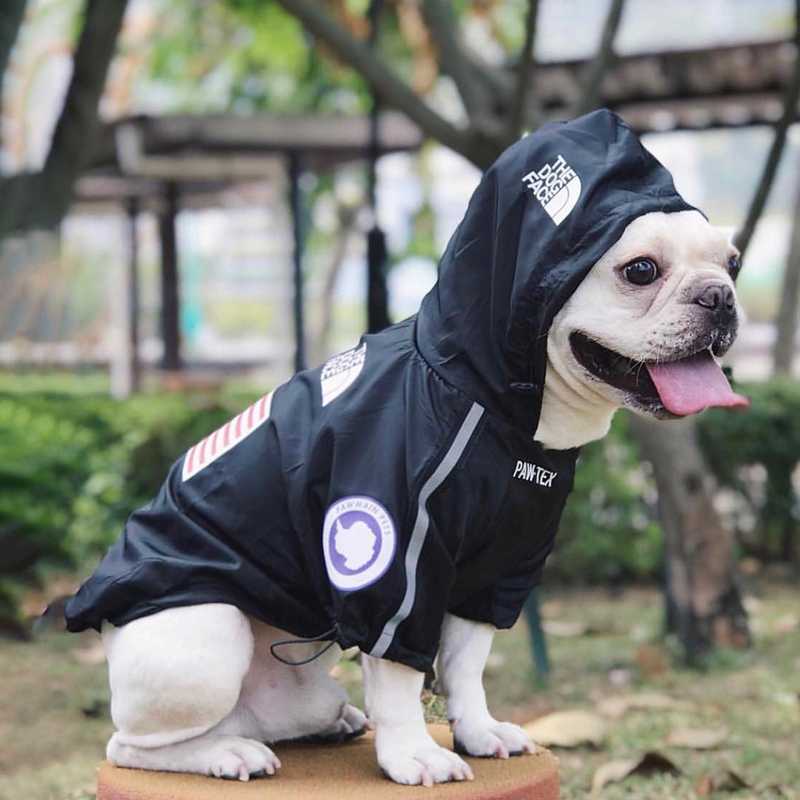 Waterproof Pet Dog Coat Pet Clothes Outdoor Dog Jacket Clothes Hoodie The Dog Face Breathable Raincoat Small Medium Large