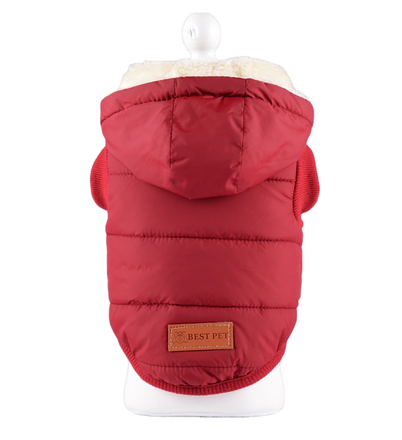 Waterproof Windproof Reversible Plaid Dog Vest Winter Coat Warm Dog Apparel Cold Weather Dog Jacket