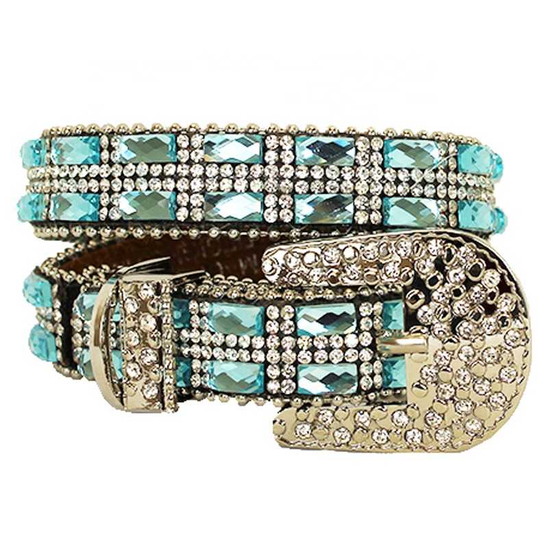 Western Rhinestone Dog Collar Bling Bling Leather Pet Collar