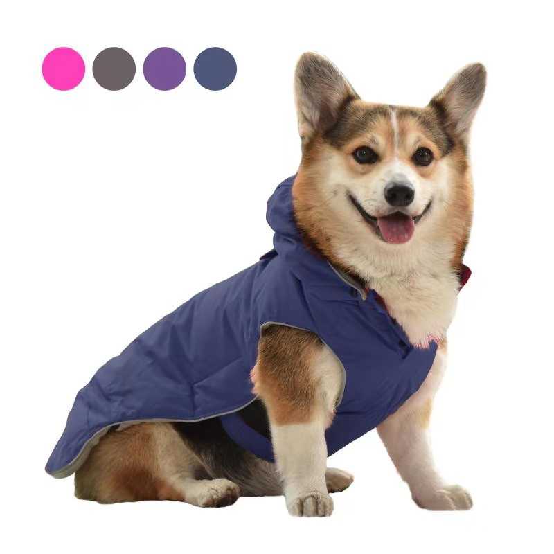 Winter Pet Coat Clothes Dogs Winter Clothing With Detachable Snap Warm Dog Clothes